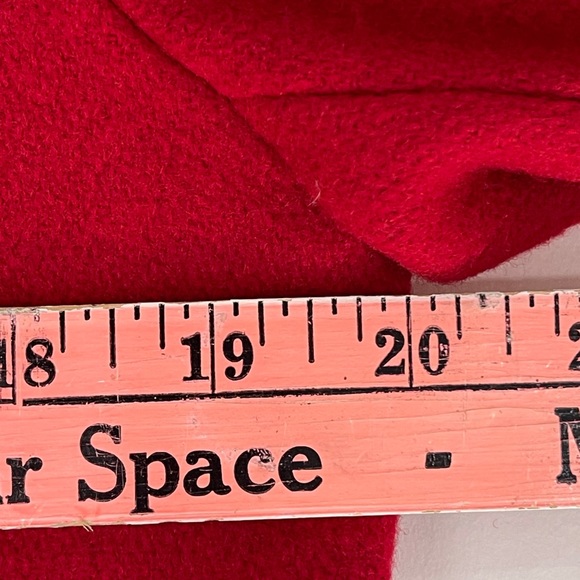 VINTAGE Pioneer Wear Womens Western Red Wool Jacket USA Size Large - Picture 12 of 15